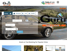 Tablet Screenshot of gurukripatravel.com